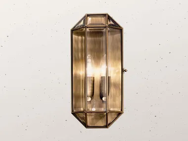 RILEGATO 401.00.80 - Brass and glass wall light _ Il Fanale